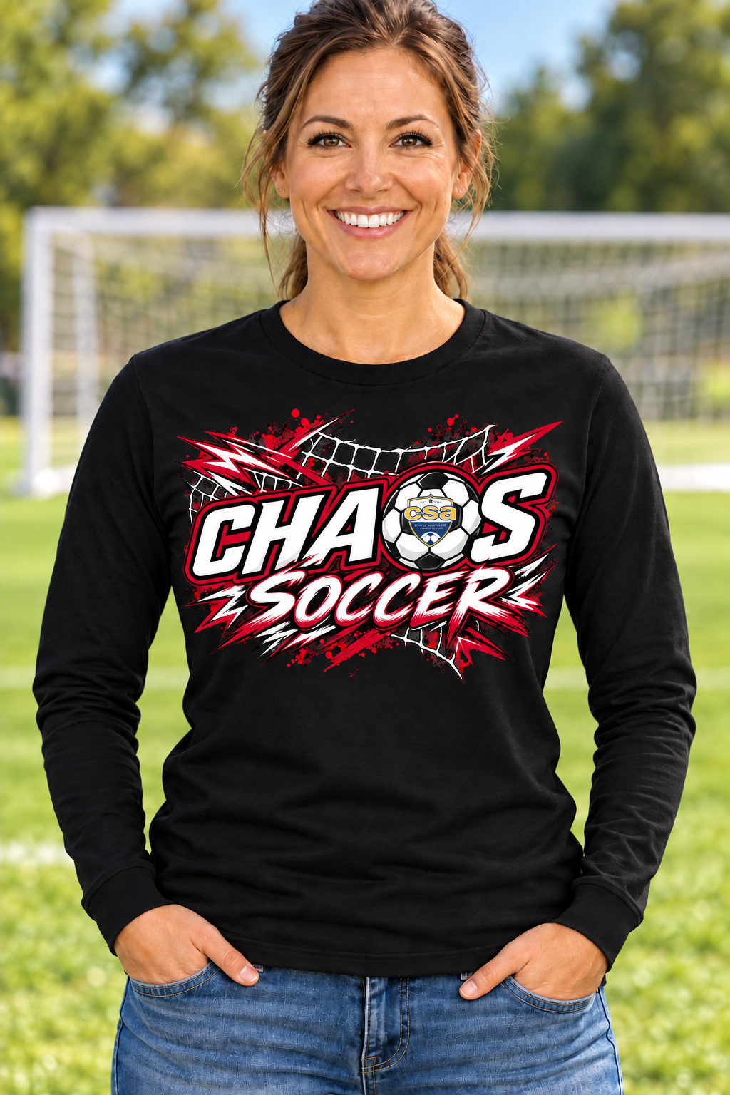 Unisex Heavy Cotton Long Sleeve Team Shirt