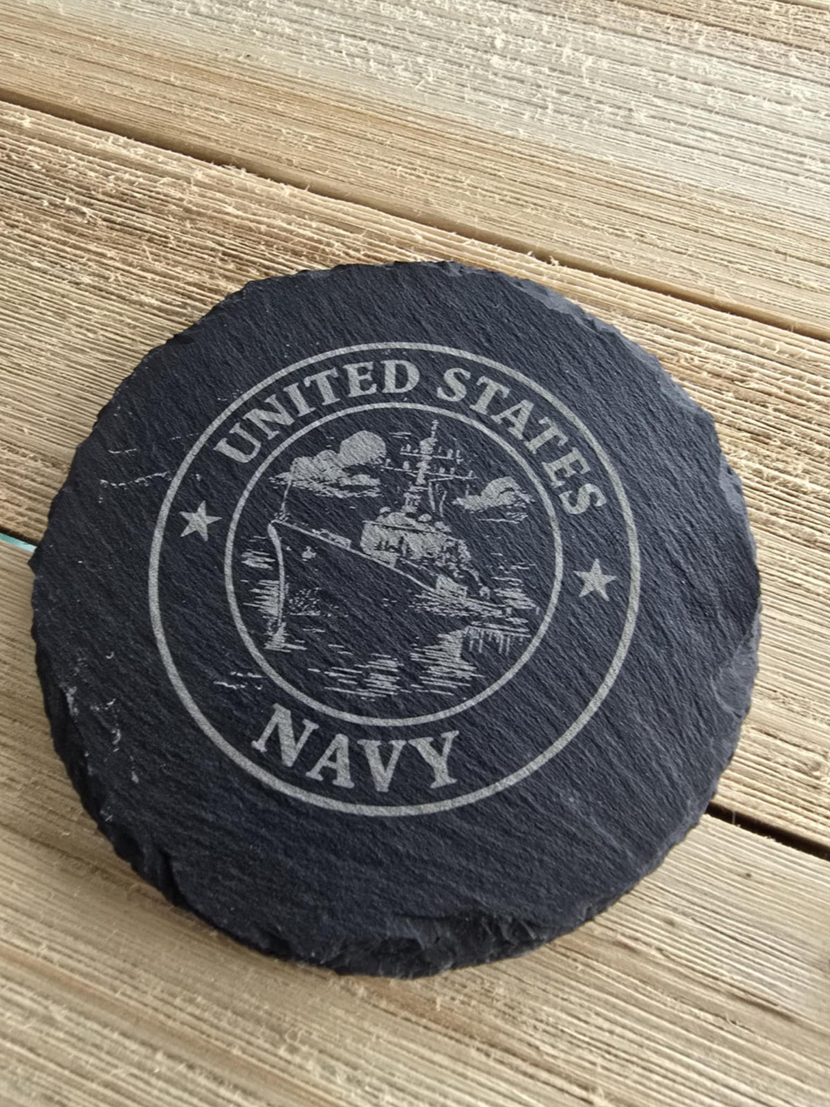 US Armed Forces Slate Coasters Set - view 3