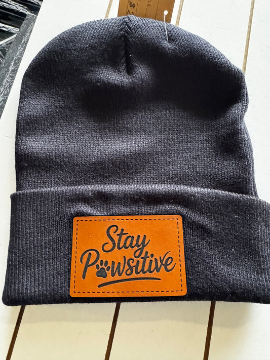 Winter Beanie - Stay Pawsitive