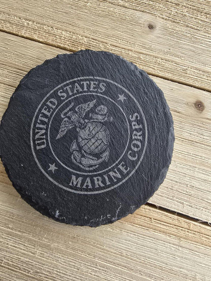 US Armed Forces Slate Coasters Set - view 2