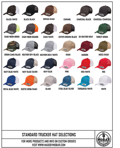 Made By Mobar trucker hat - alternate view