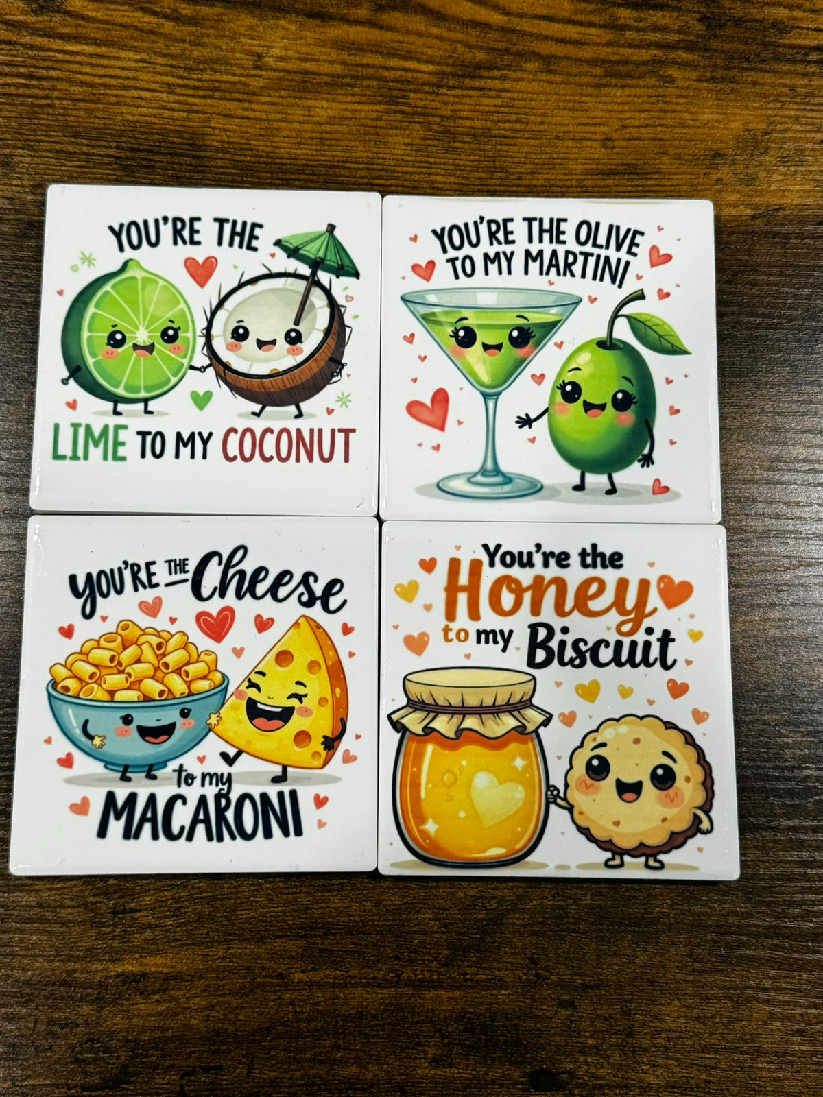 Personalized ceramic photo coasters - view 4