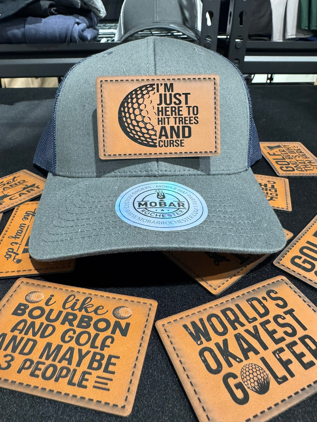 Just Here To Golf & Curse Golf Hat - view 3