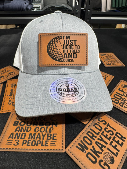 Just Here To Golf & Curse Golf Hat - view 5