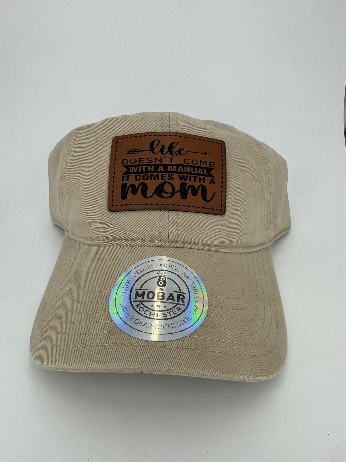 No Manual, Just Mom - Mom Buckle Hat